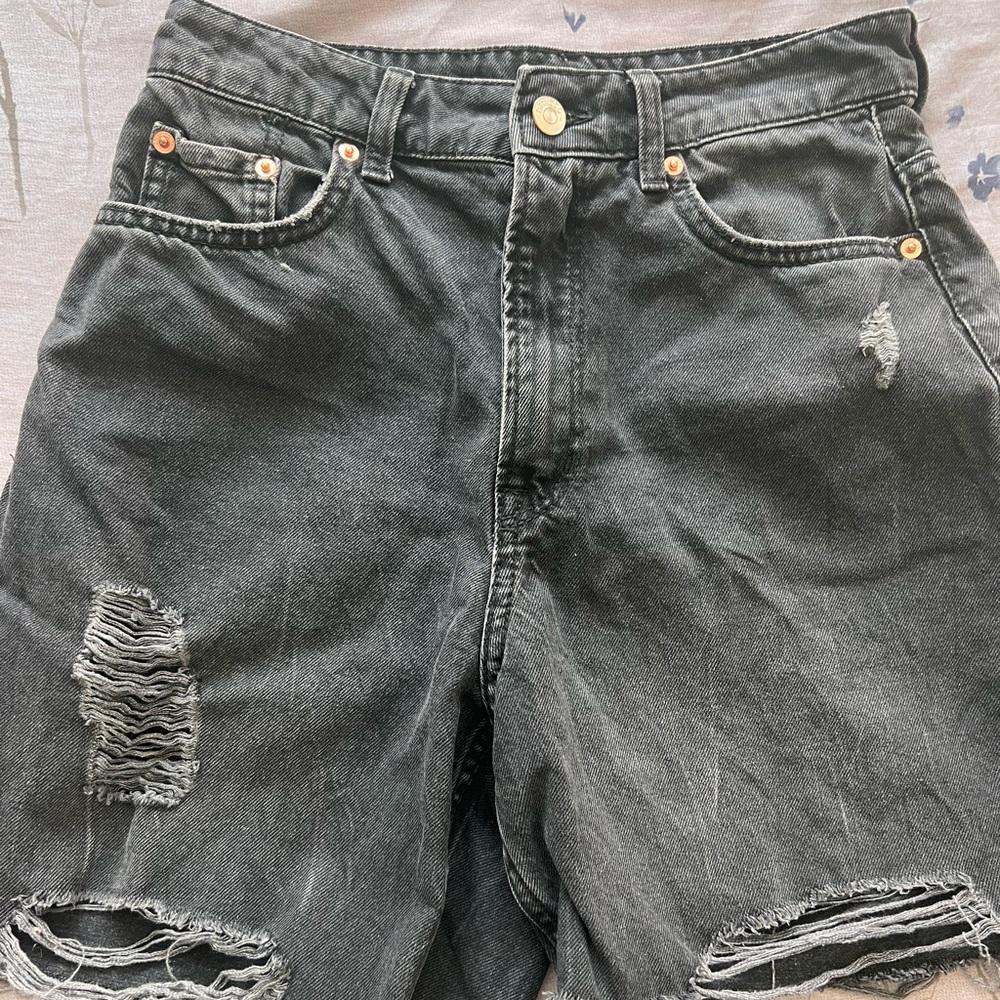 Divided Jean shorts